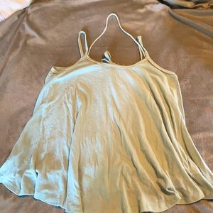 Light blue strappy tank